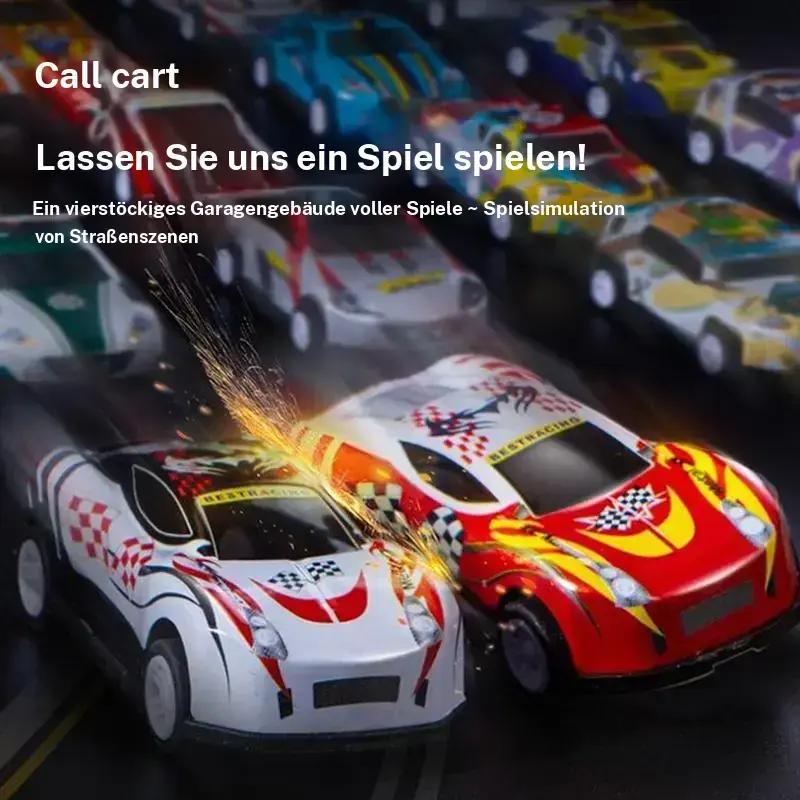 48-teiliges Rennspielzeug-Set aus leichtem Metall, mit Rückstoßmechanismus, Mini-Auto mit Reibungsmotor – perfekt für Partys und als Geschenk für Kinder
