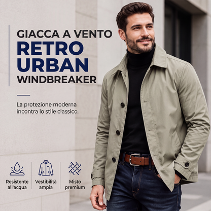 ⏰ Ultimo Giorno di Saldi – SCONTO 50% ✨Trench da uomo impermeabile di media lunghezza
