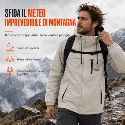⏰ Ultimo Giorno di Saldi – SCONTO 50% ✨Giacca a vento outdoor da uomo con cappuccio staccabile