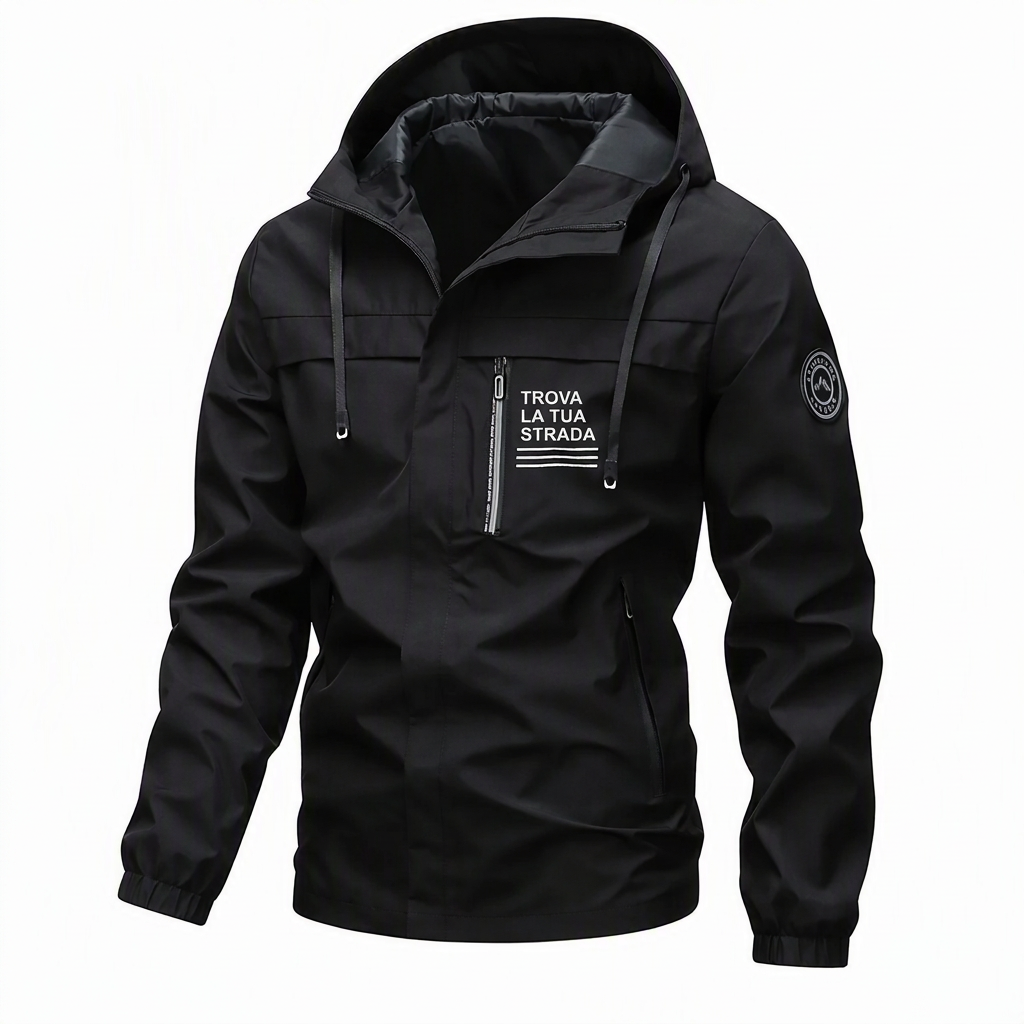 ⏰ Ultimo Giorno di Saldi – SCONTO 50% ✨Giacca a vento outdoor da uomo con cappuccio staccabile