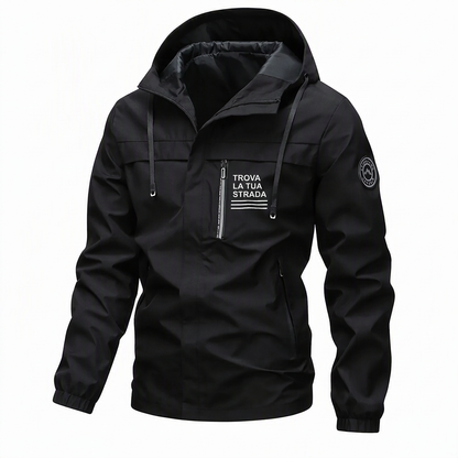 ⏰ Ultimo Giorno di Saldi – SCONTO 50% ✨Giacca a vento outdoor da uomo con cappuccio staccabile